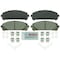 Bosch Blue Disc Brak Disc Brake Pads, Be1324H BE1324H - alternate 1
